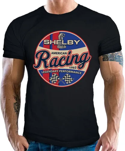 GASOLINE BANDIT® T-Shirt für US Muscle Car Fans - Original Shelby: Cobra American Racing
