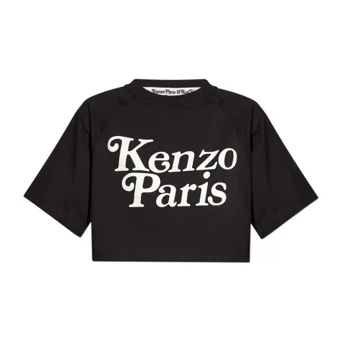 Gekürztes T-Shirt mit Logo Kenzo
