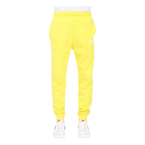 Gelbe Hose mit Verstellbarem Bund und Elastischen Knöcheln Nike