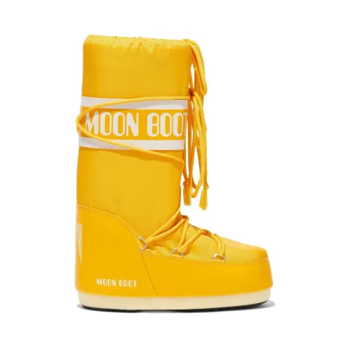Gelbe Icon Schneestiefel Moon Boot