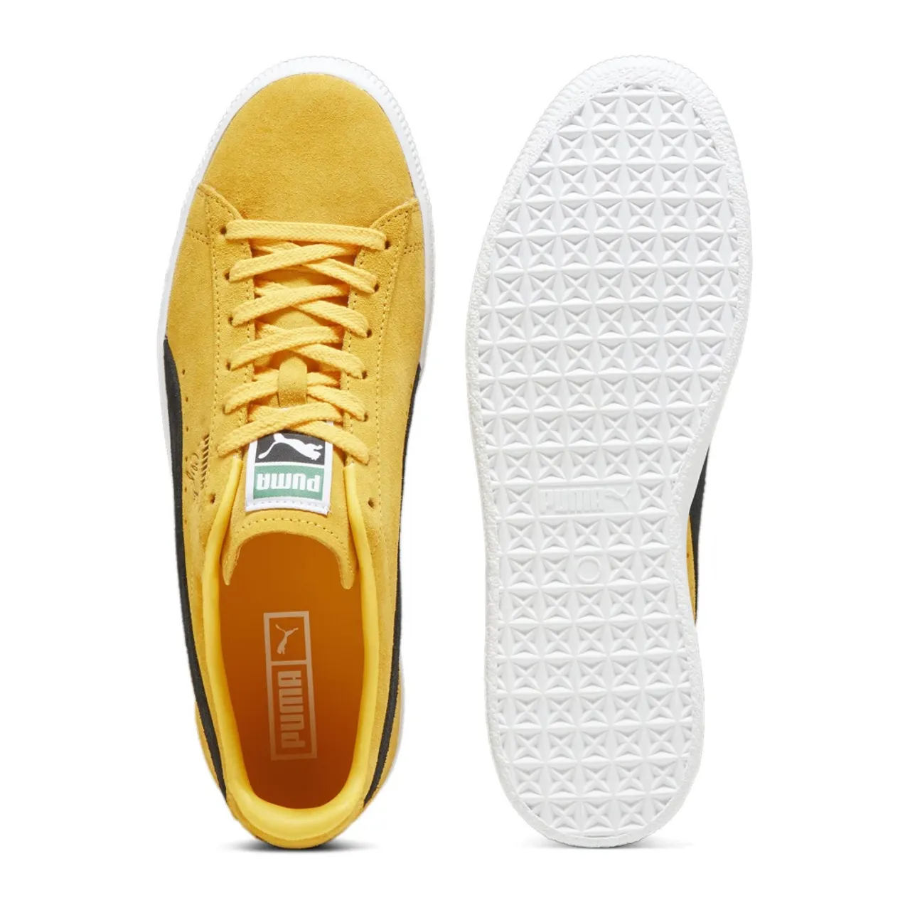 Gelbe Sneakers, Clyde Ikone Puma