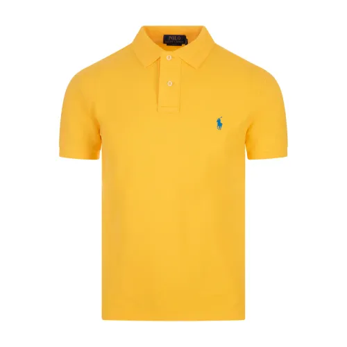 Gelbes Polo-Shirt Amerikanisches Stil-Icon Ralph Lauren