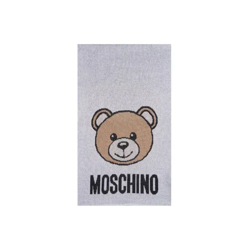 Gemütliches Teddybär Schal und Mütze Set Moschino