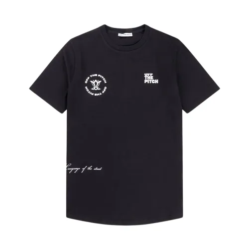 Generation Slim Fit Schwarzes T-Shirt Off The Pitch