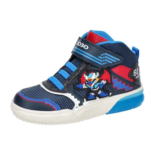 Geox Grayjay Kinder Schuhe blau mix Basketball J269YB für Kinder, blau