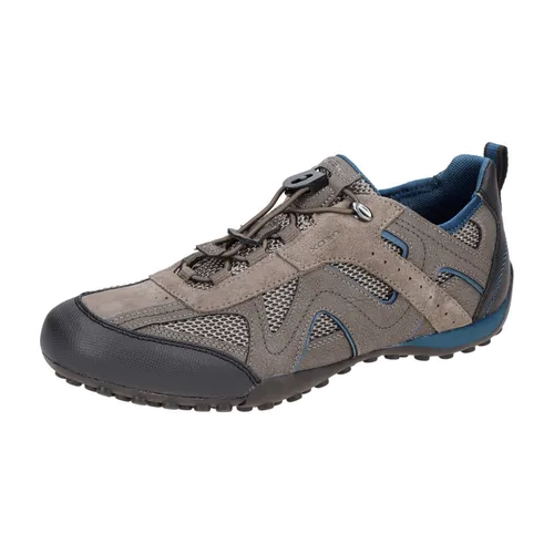 Geox Snake Sneaker Schuhe dunkelgrau U4207J für Damen, grau