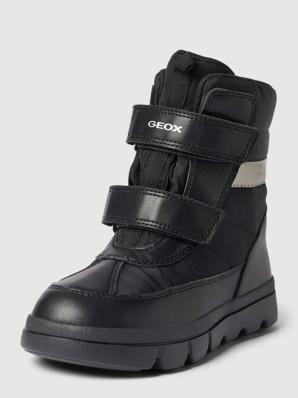 Geox Stiefel mit Klettverschluss Modell 'WILLABOOM' in Black, Größe 32