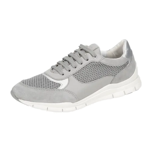 Geox Sukie Schuhe Sneaker grau silber D35F2A für Damen, grau