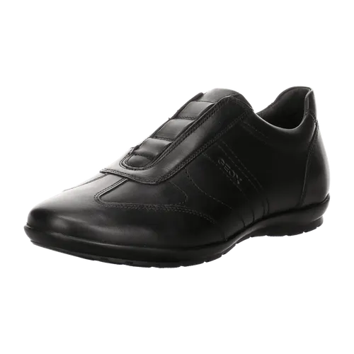 Geox Symbol Slipper Schuhe schwarz U74A5C für Herren, schwarz