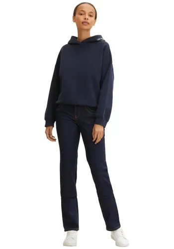 Gerade Jeans TOM TAILOR "Alexa Straight" Gr. 32, Länge 30, blau (rinsed blue denim) Damen Jeans Gerade