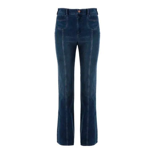 Gerippte Corduroy Flared Jeans See by Chloé