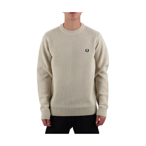 Gerippter Wollpullover Fred Perry