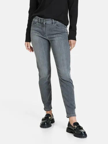 Gerry Weber 5-Pocket Jeans Damen Baumwolle grau