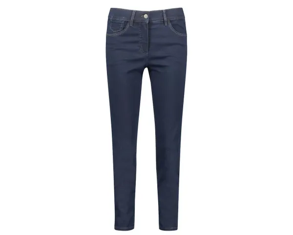 GERRY WEBER 5-Pocket-Jeans SOL:INE Best4ME Cropped von Gerry Weber Dark Blue Denim (86800) 36