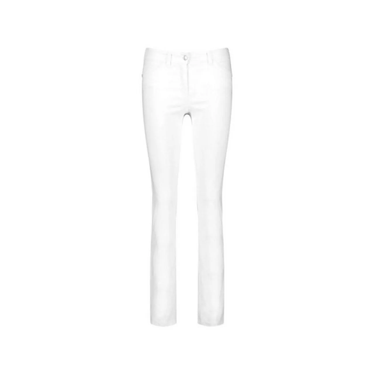 GERRY WEBER 5-Pocket-Jeans weiß regular (1-tlg)