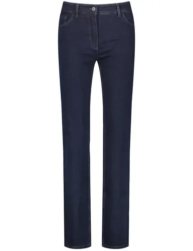 Gerry Weber Damen 5-Pocket Jeans Straight Fit Hose Jeans
