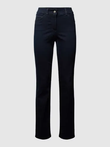 Gerry Weber Edition Slim Fit Jeans mit Stretch-Anteil Modell 'Best4me' in Marine