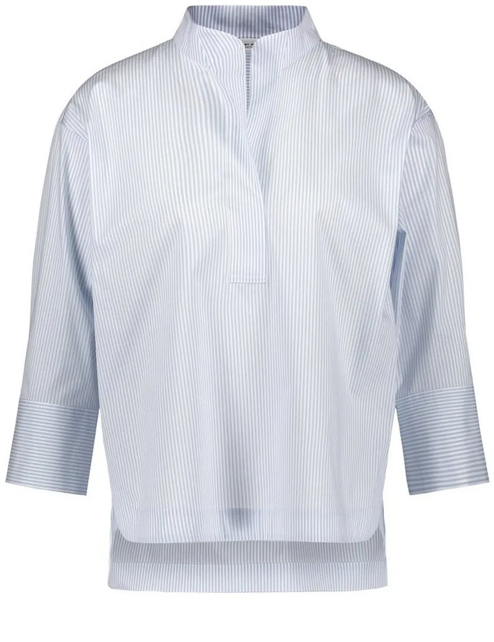 GERRY WEBER Klassische Bluse 3/4 Arm Bluse mit aufspringender Falte