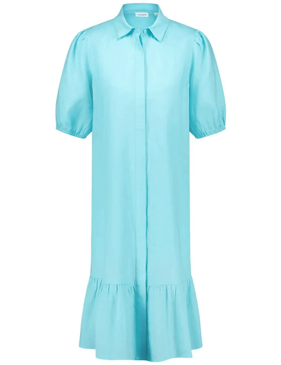 GERRY WEBER Midikleid Modisches Blusenkleid aus Leinen