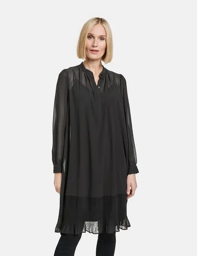 GERRY WEBER Midikleid Zartes Kleid mit semitransparentem Overlayer