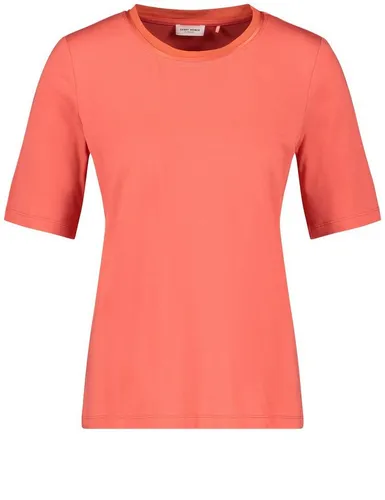 GERRY WEBER Shirtbluse T-Shirt mit dekorativer Ausschnittblende