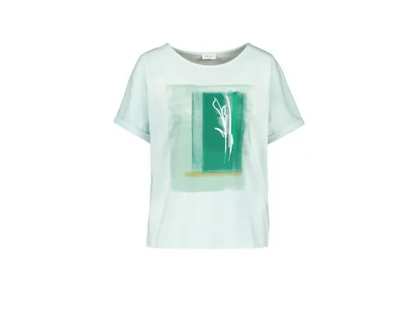GERRY WEBER T-Shirt grün (1-tlg)