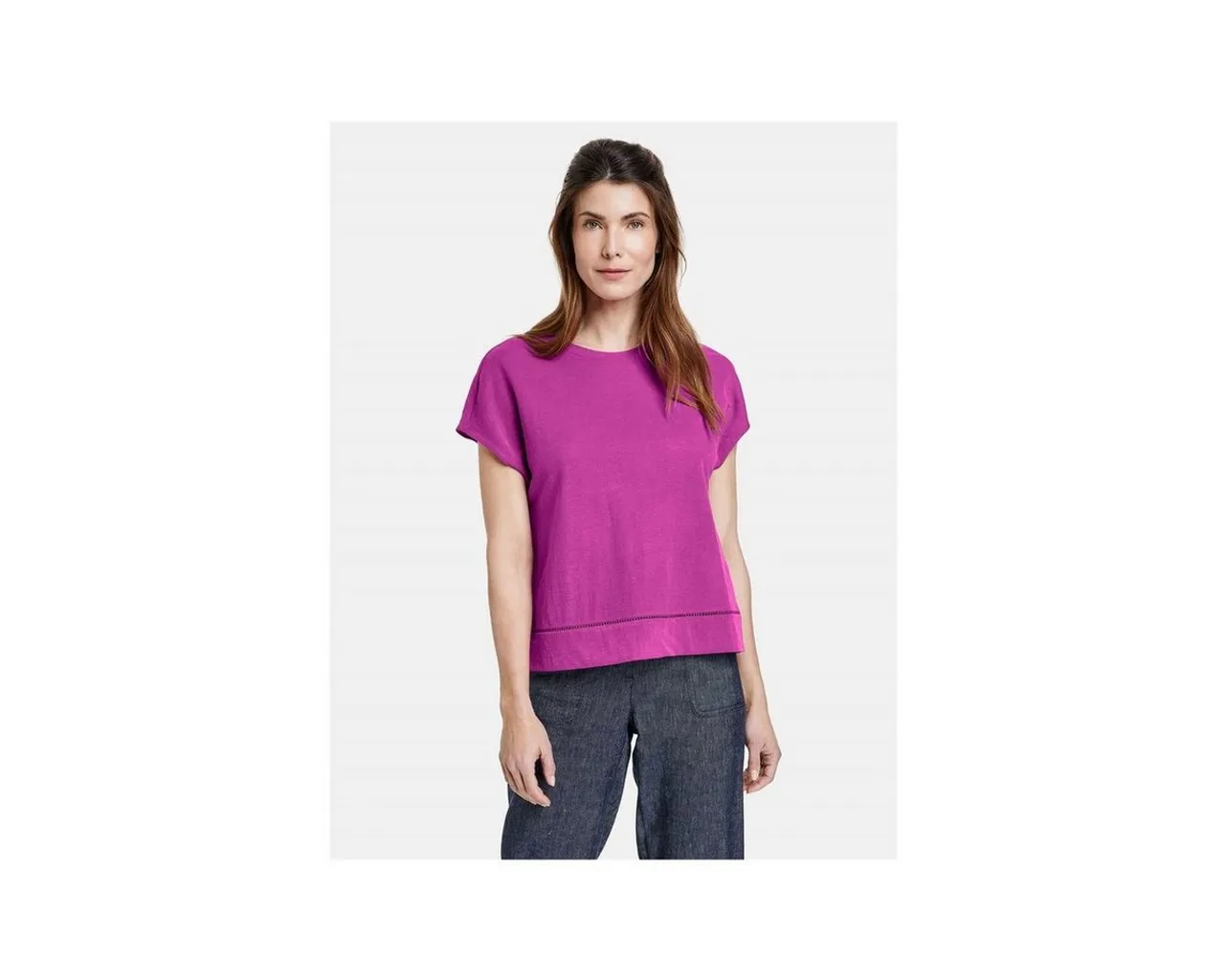 GERRY WEBER T-Shirt violett (1-tlg)