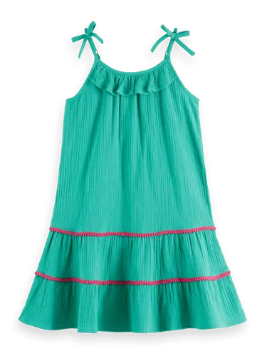Gestreiftes Kleid in A-Linie - Größe 8 - Multicolor - Mädchen - Kleid - Scotch & Soda