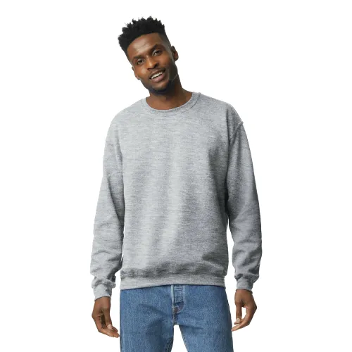 Gildan Herren Sweatshirt aus Fleece mit Rundhalsausschnitt