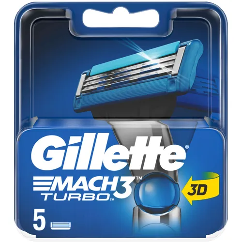 Gillette Mach3 Turbo Men’s Razor Blades 5 St.