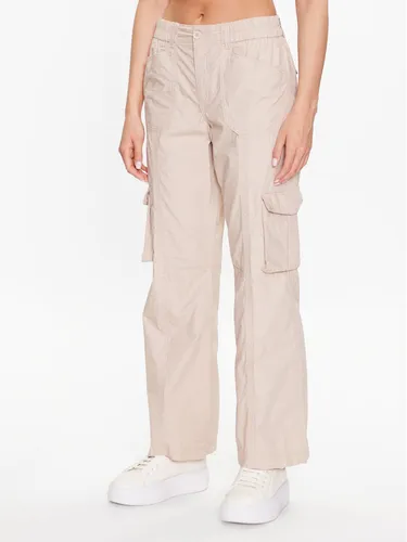 Gina Tricot Stoffhose Cargo trousers 19671 Beige Regular Fit
