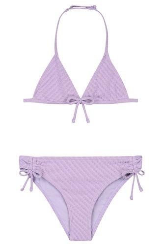 Girls Lizzy Bikini Set Ibiza Waves Structure Lavender Purple