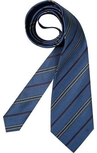 GIVENCHY Herren Krawatte blau Seide College-Streifen