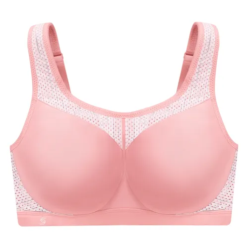GLAMORISE - Nahtloser Sport-BH für hohe Belastung - Sanftes Pink Unterwäsche Damen