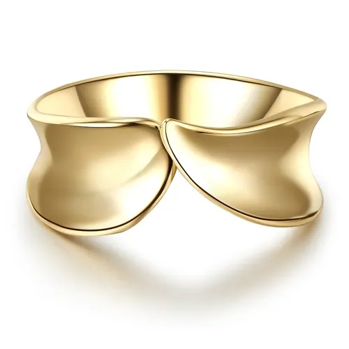 Glanzstücke München - Ring Sterling Silber in Gelbgold Ringe Damen