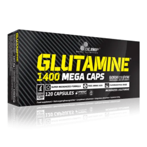 Glutamine Mega Caps 1400 (120 Kapseln)