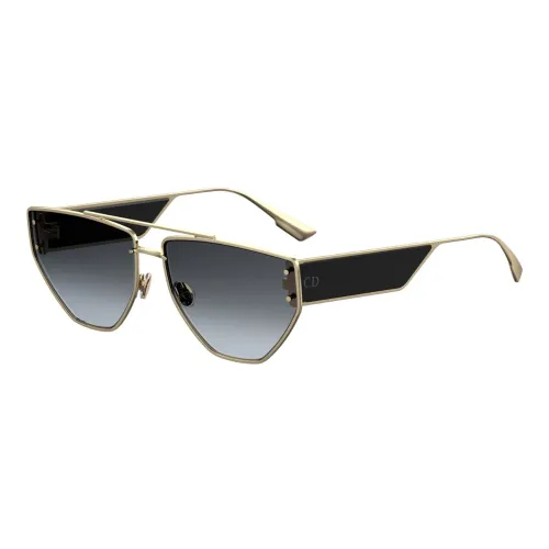 Gold/Grau Braun Getönte Sonnenbrille Dior