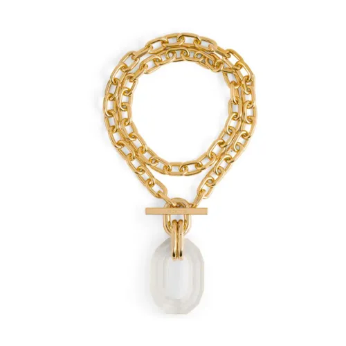 Gold Transparentes Iconic Collier Paco Rabanne