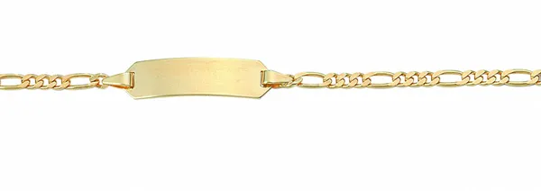 Goldarmband ADELIA´S "Damen Goldschmuck 333 Gold Figaro Armband 14 cm" Armbänder Gr. 14, Gelbgold 333, goldfarben (gold) Damen Armbänder Gold