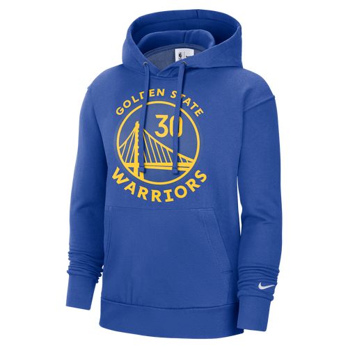 Golden State Warriors Essential Nike NBA-Fleece-Hoodie für Herren - Blau
