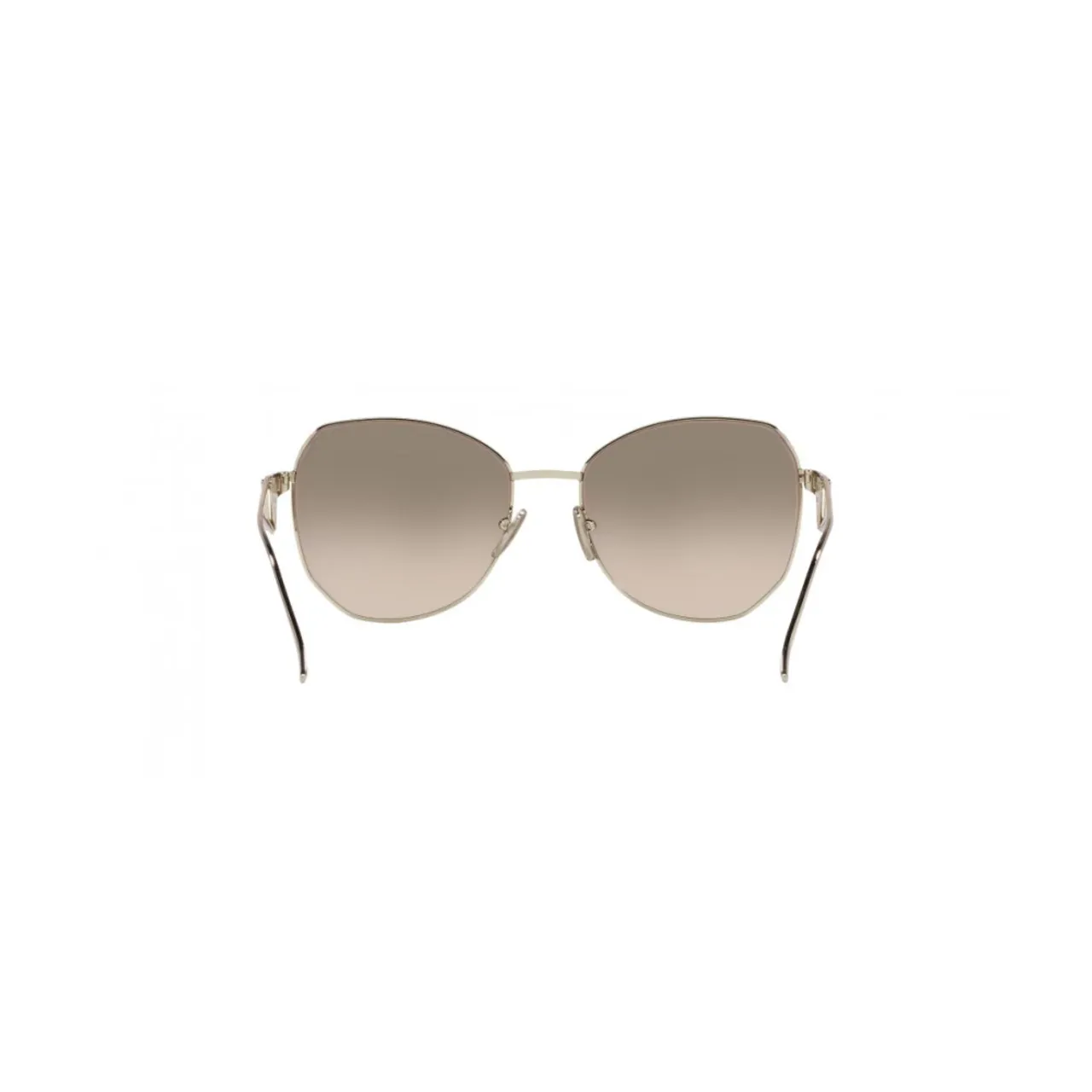 Goldene Rahmen Sonnenbrille für Frauen Prada