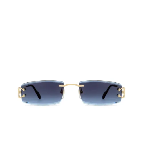 Goldene Sonnenbrille Ct0465S 002 Stil Cartier