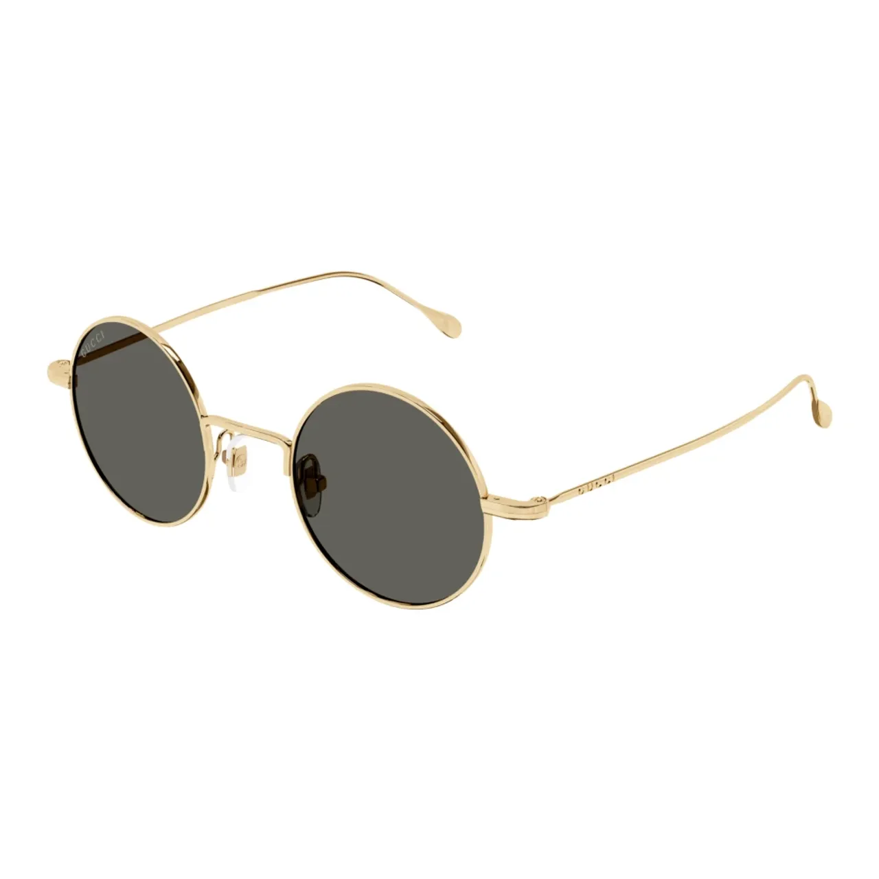 Goldene Sonnenbrille mit Originalzubehör Gucci