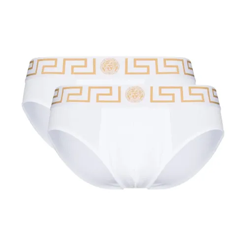 Goldenes Griechisches Muster Unterwäsche,Schwarze und weiße Unterwäsche Versace