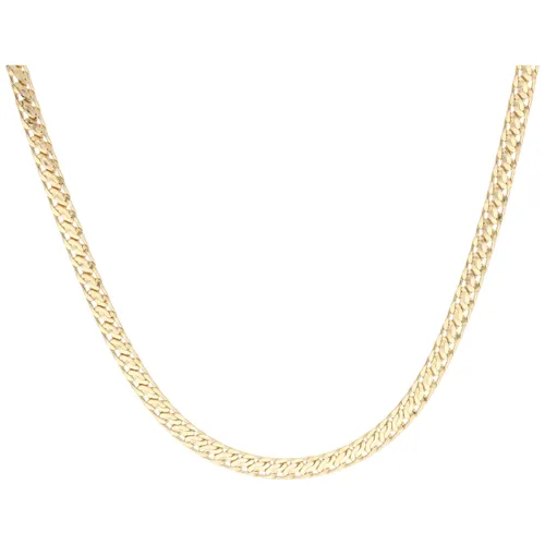 Goldkette LUIGI MERANO "glanz, Gold 375" Halsketten Gr. 45 cm, Gelbgold 375, goldfarben (gold> <) Damen Goldketten