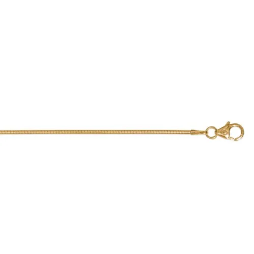 Goldkette ONE ELEMENT "Halskette aus 585 Gelbgold Ø 1,2 mm" Halsketten Gr. 42, Gelbgold 585, goldfarben (gold) Damen Goldketten Gold Schmuck Tonda run...