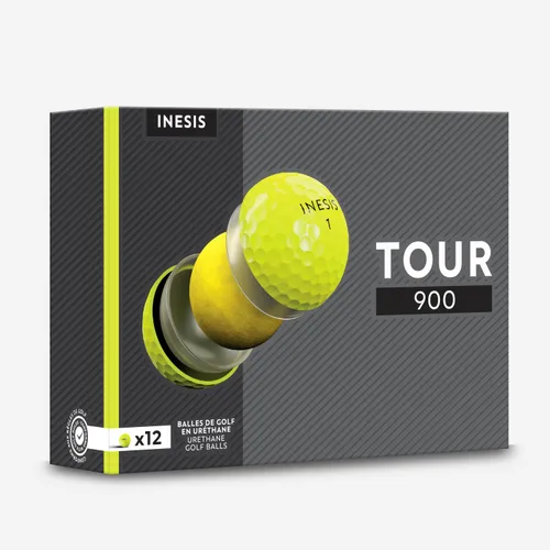 Golfbälle Inesis Tour 900 - 12 Stück gelb