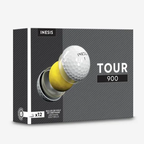 Golfbälle Inesis Tour 900 12 Stück weiss