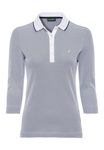 Golfino Polo-Shirt, 3/4-Arm blau