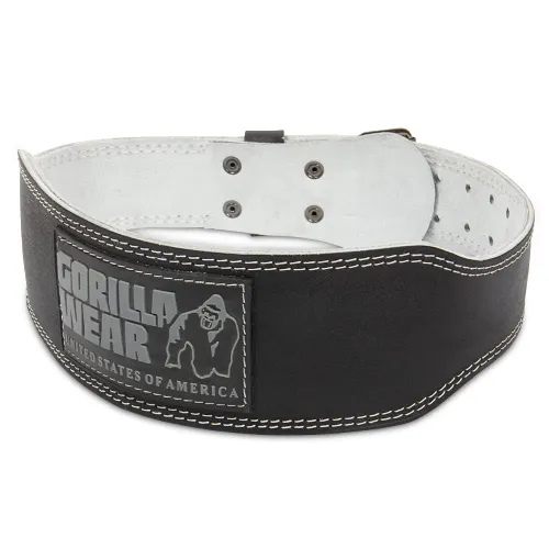 Gorilla Wear 4 Inch Padded Leather Belt - schwarz -